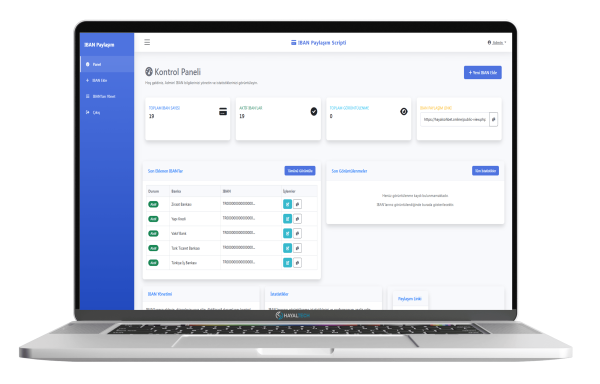 IBAN Paylaşma Scripti